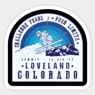 Ski Loveland Colorado Sticker